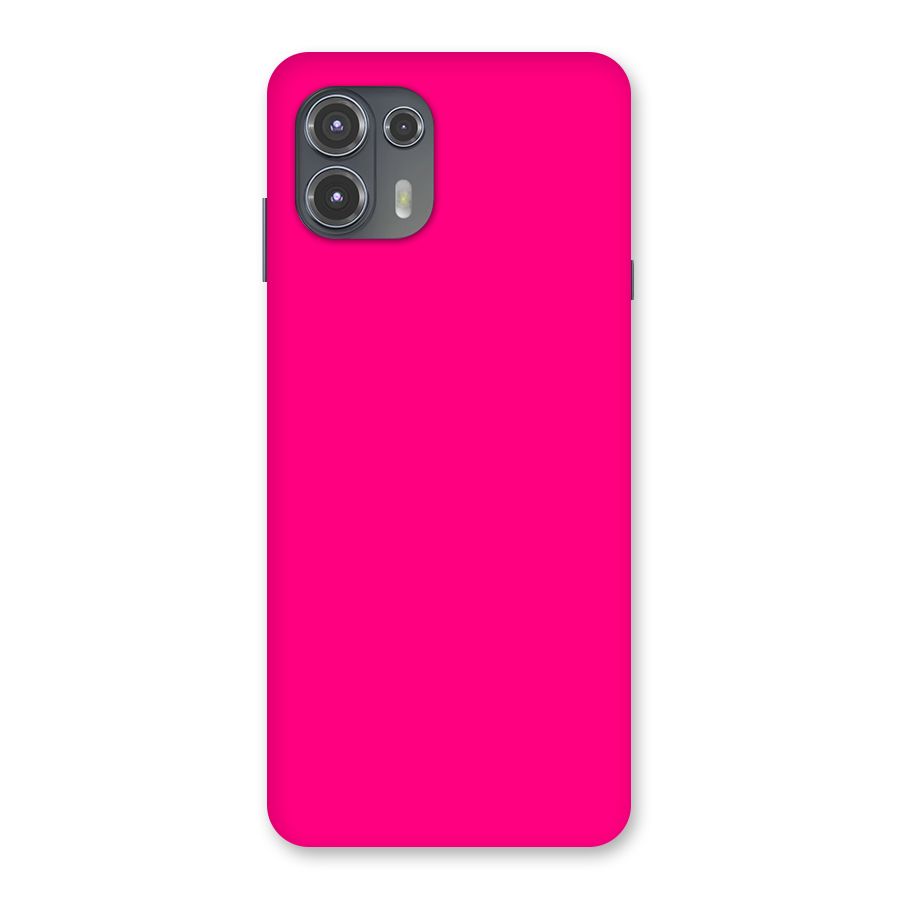 Hot Pink Back Case for Motorola Edge 20 Fusion