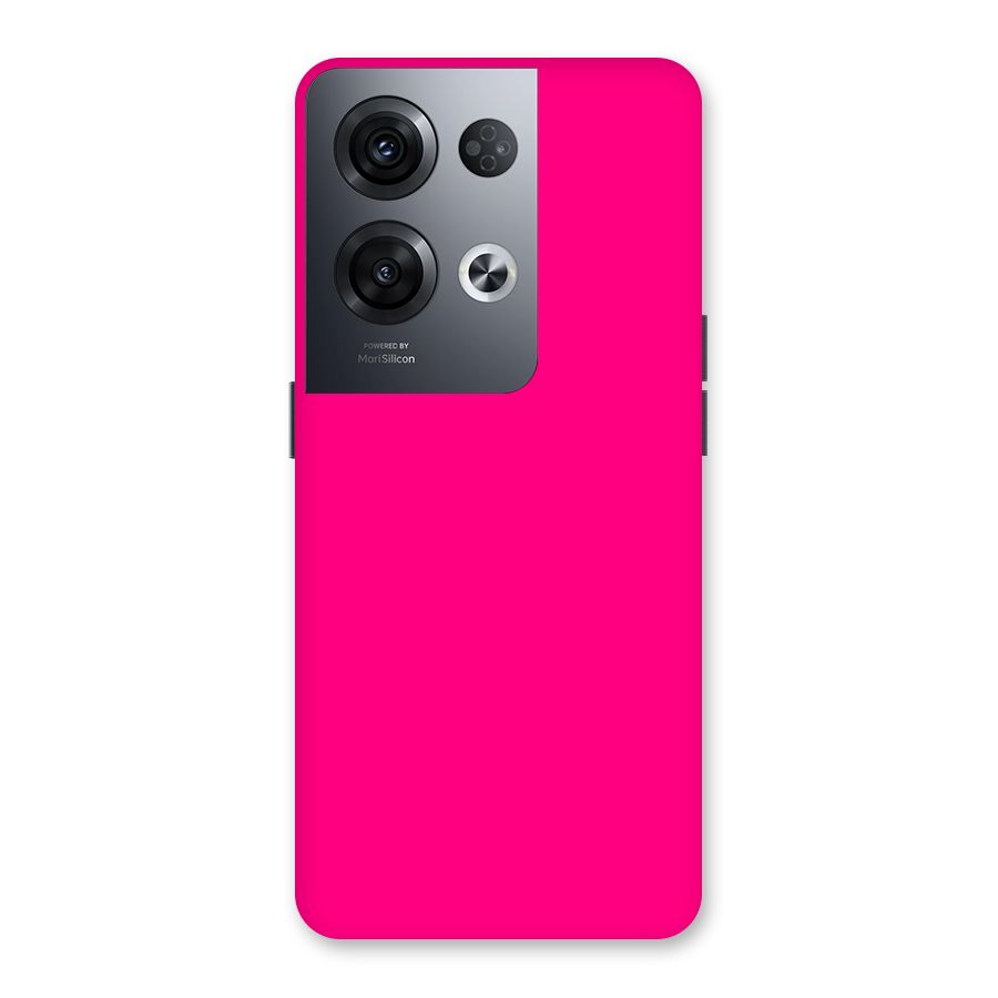 Hot Pink Back Case for Oppo Reno8 Pro 5G