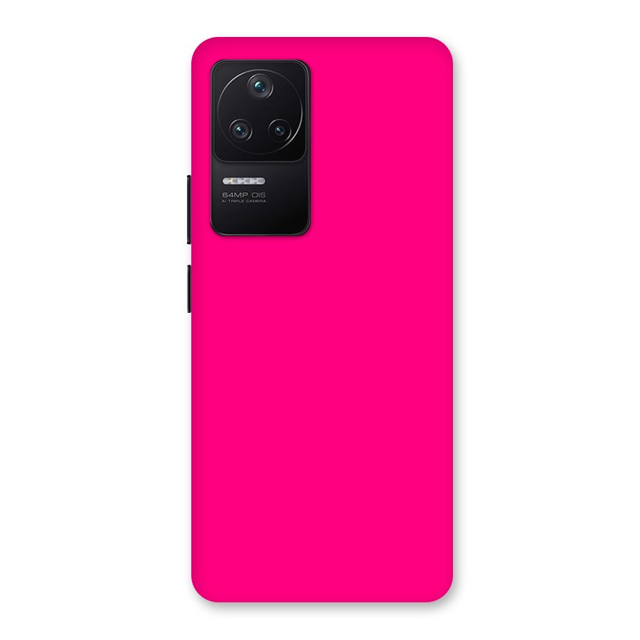 Hot Pink Back Case for Poco F4 5G