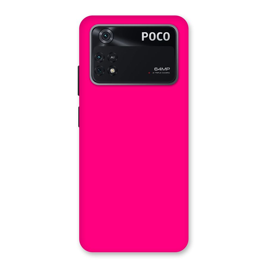 Hot Pink Back Case for Poco M4 Pro 4G