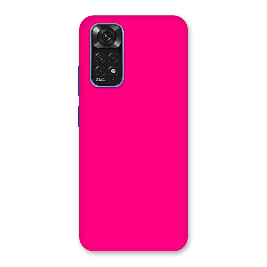 Hot Pink Back Case for Redmi Note 11S
