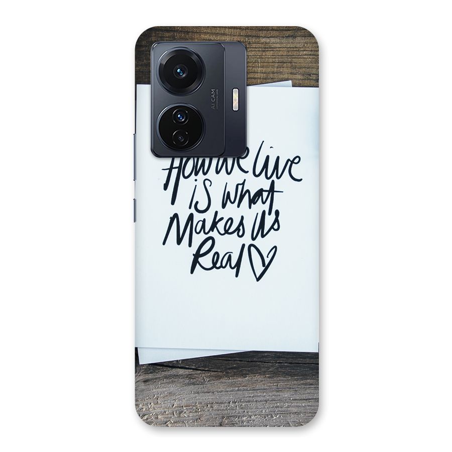 How We Live Back Case for Vivo T1 Pro