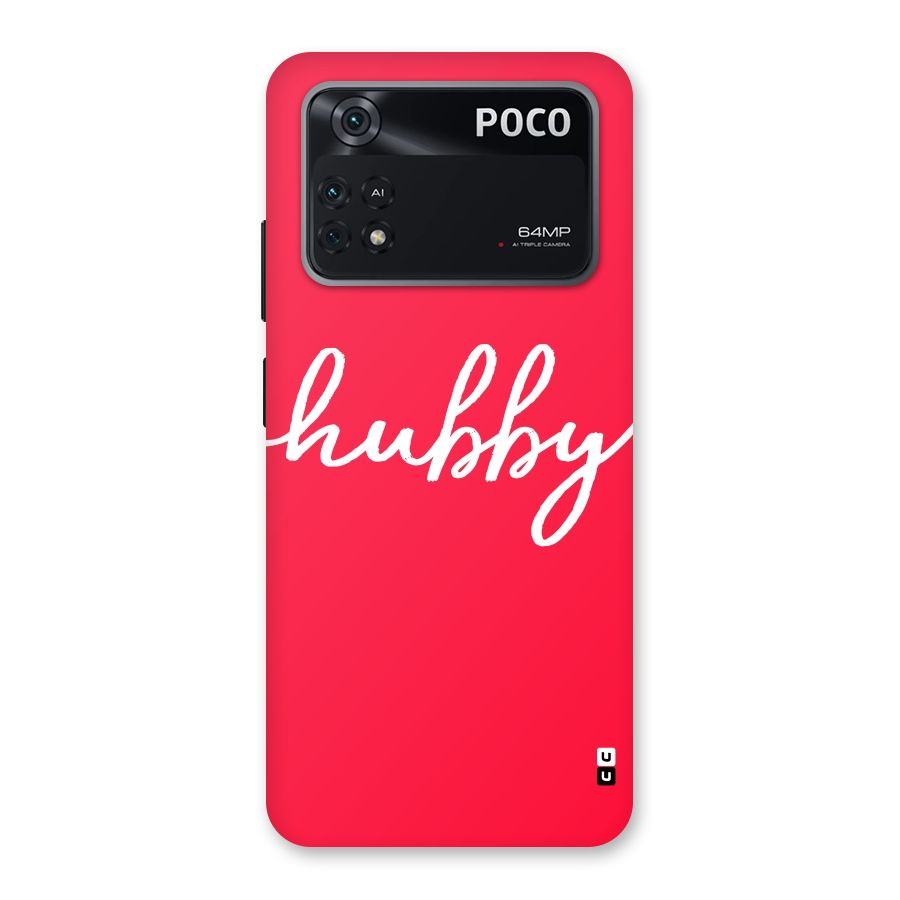 Hubby Back Case for Poco M4 Pro 4G