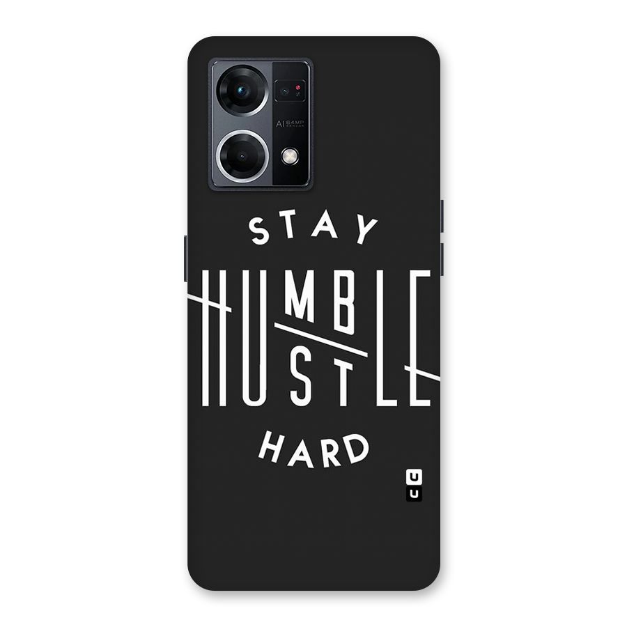 Hustle Hard Glass Back Case for Oppo F21 Pro 5G