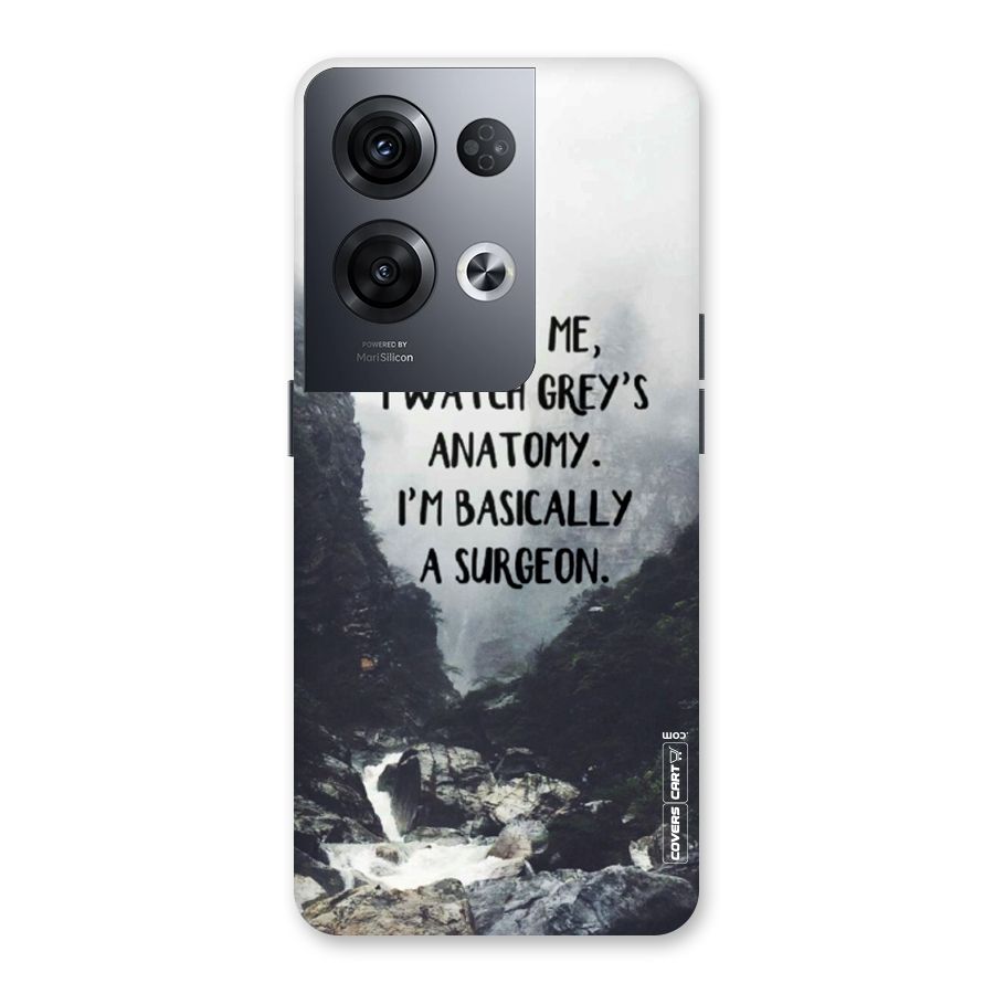 I Am A Surgeon Back Case for Oppo Reno8 Pro 5G