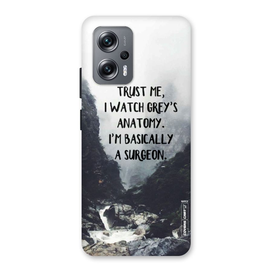 I Am A Surgeon Back Case for Redmi K50i