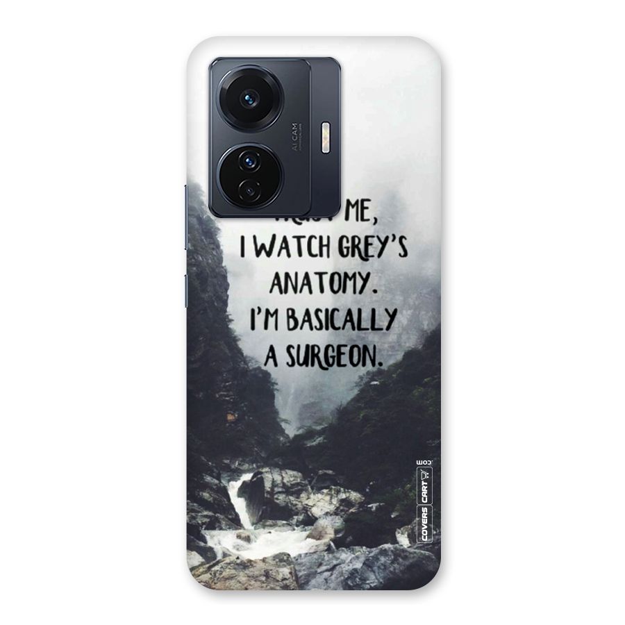I Am A Surgeon Back Case for Vivo T1 Pro