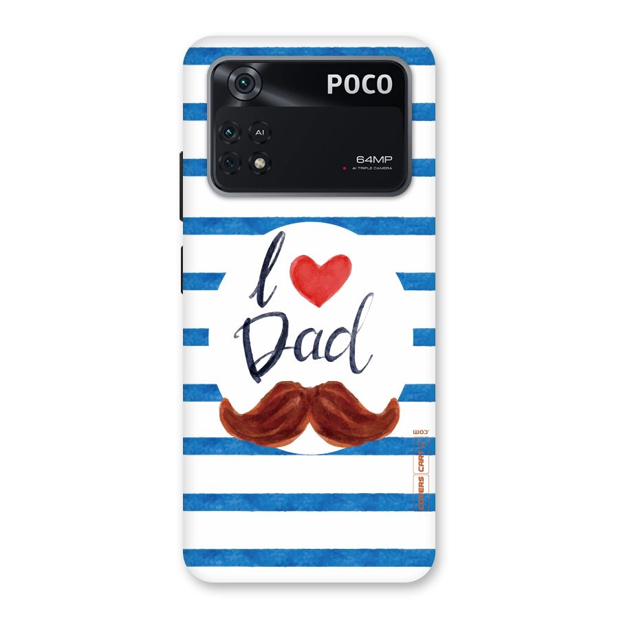 I Love Dad Back Case for Poco M4 Pro 4G
