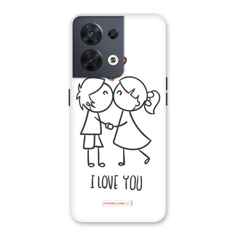 I Love You Back Case for Oppo Reno8 5G