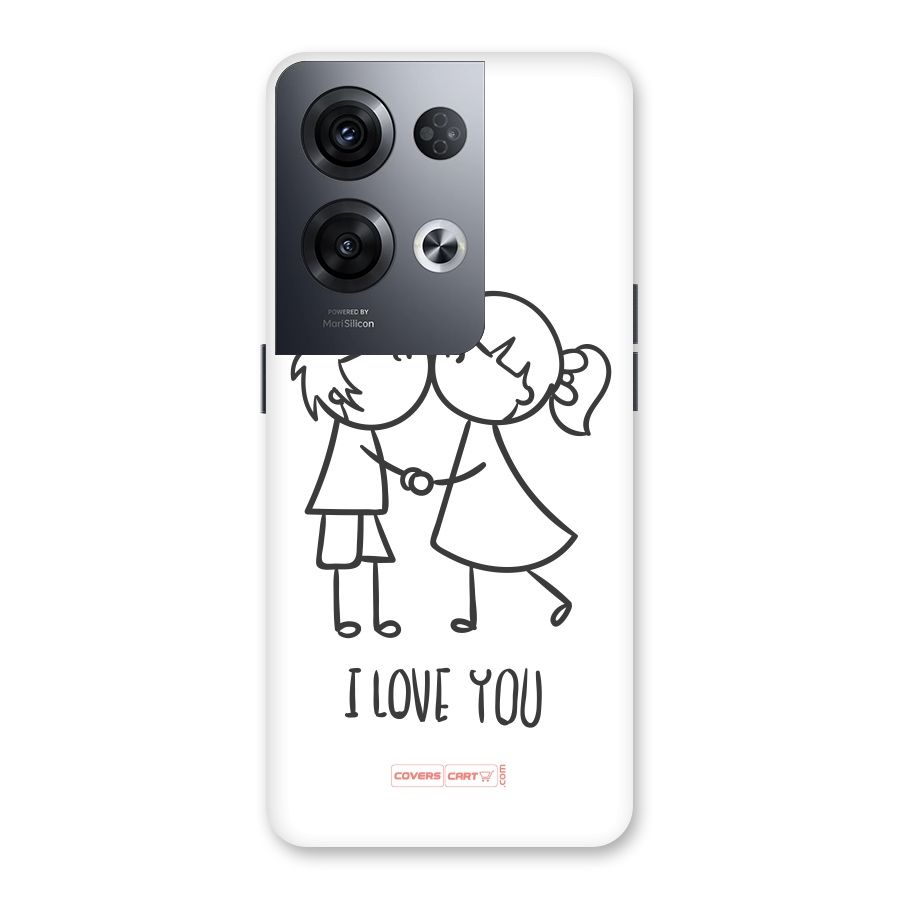 I Love You Back Case for Oppo Reno8 Pro 5G