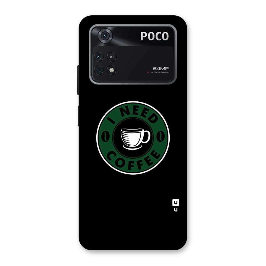 I Need Coffee Classic Back Case for Poco M4 Pro 4G