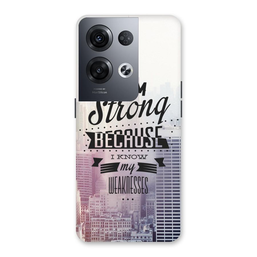 I am Strong Back Case for Oppo Reno8 Pro 5G