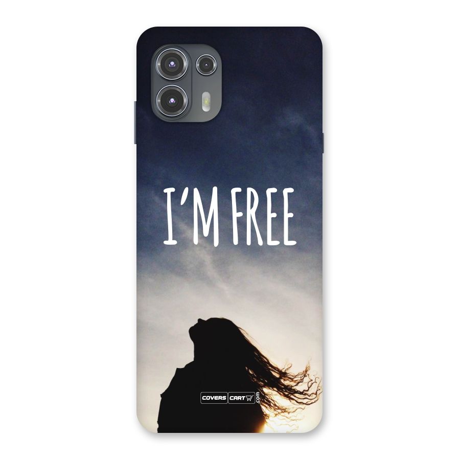I m Free Back Case for Motorola Edge 20 Fusion