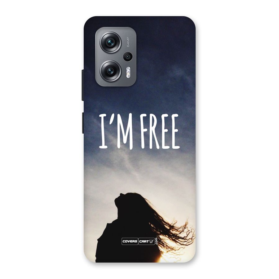 I m Free Back Case for Redmi K50i