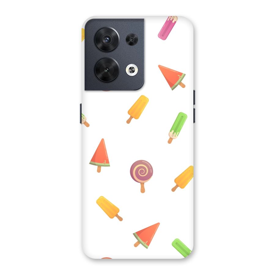 Ice Cream Colors Back Case for Oppo Reno8 5G