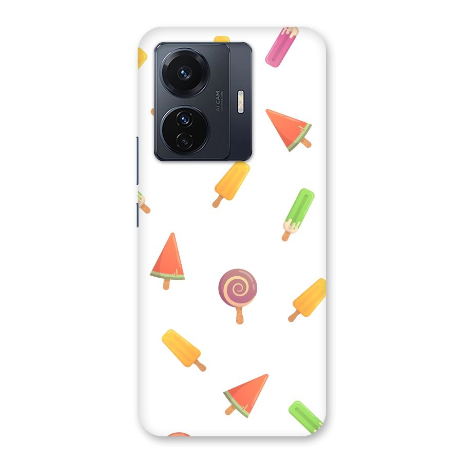 Ice Cream Colors Back Case for Vivo T1 Pro