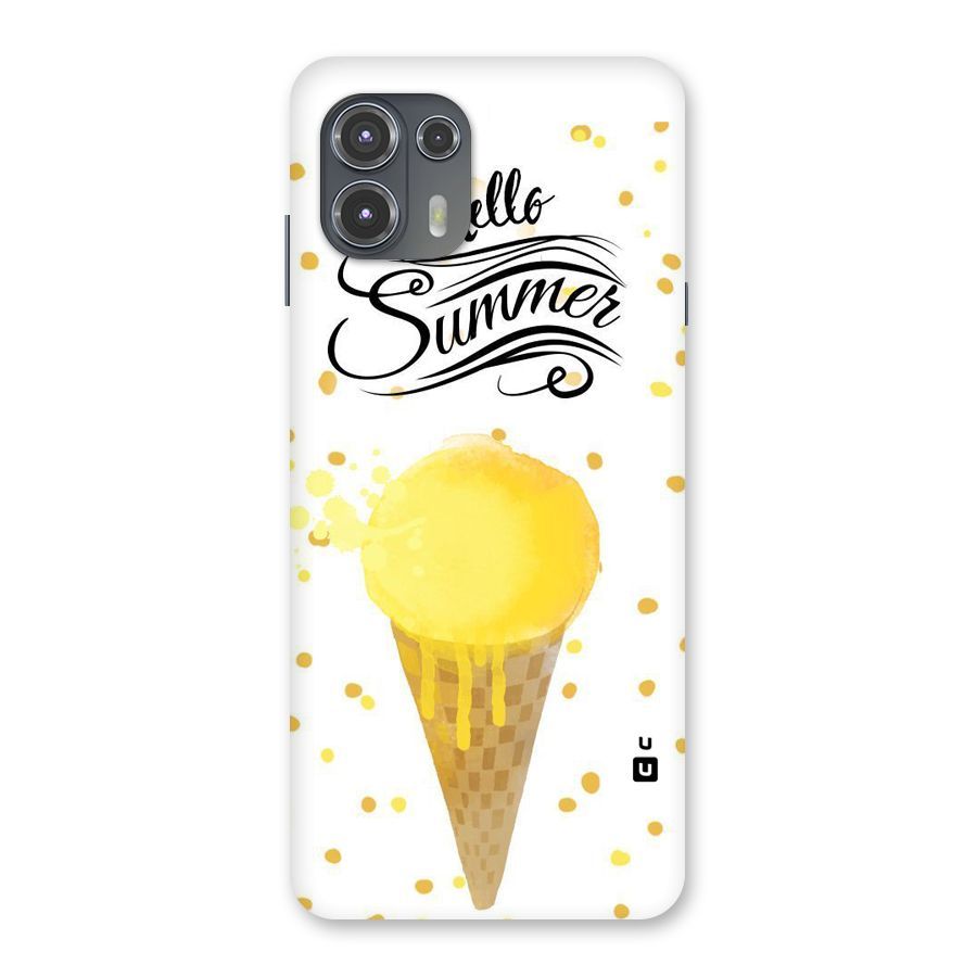 Ice Cream Summer Back Case for Motorola Edge 20 Fusion