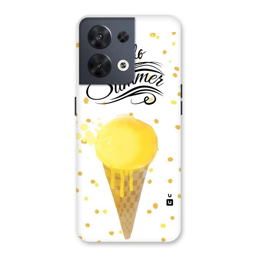Ice Cream Summer Back Case for Oppo Reno8 5G