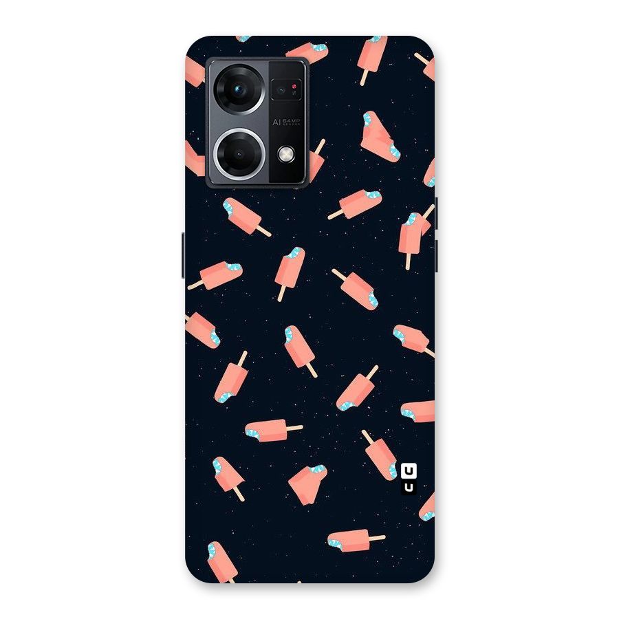 Icy Pattern Glass Back Case for Oppo F21 Pro 5G