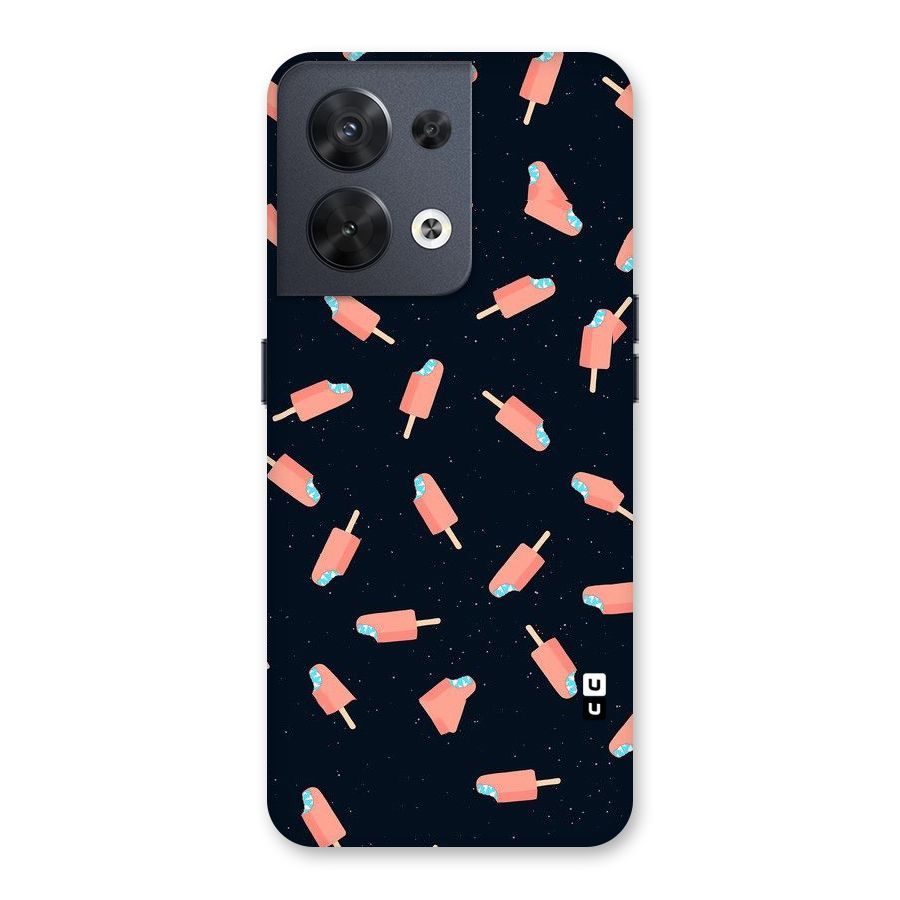Icy Pattern Back Case for Oppo Reno8 5G