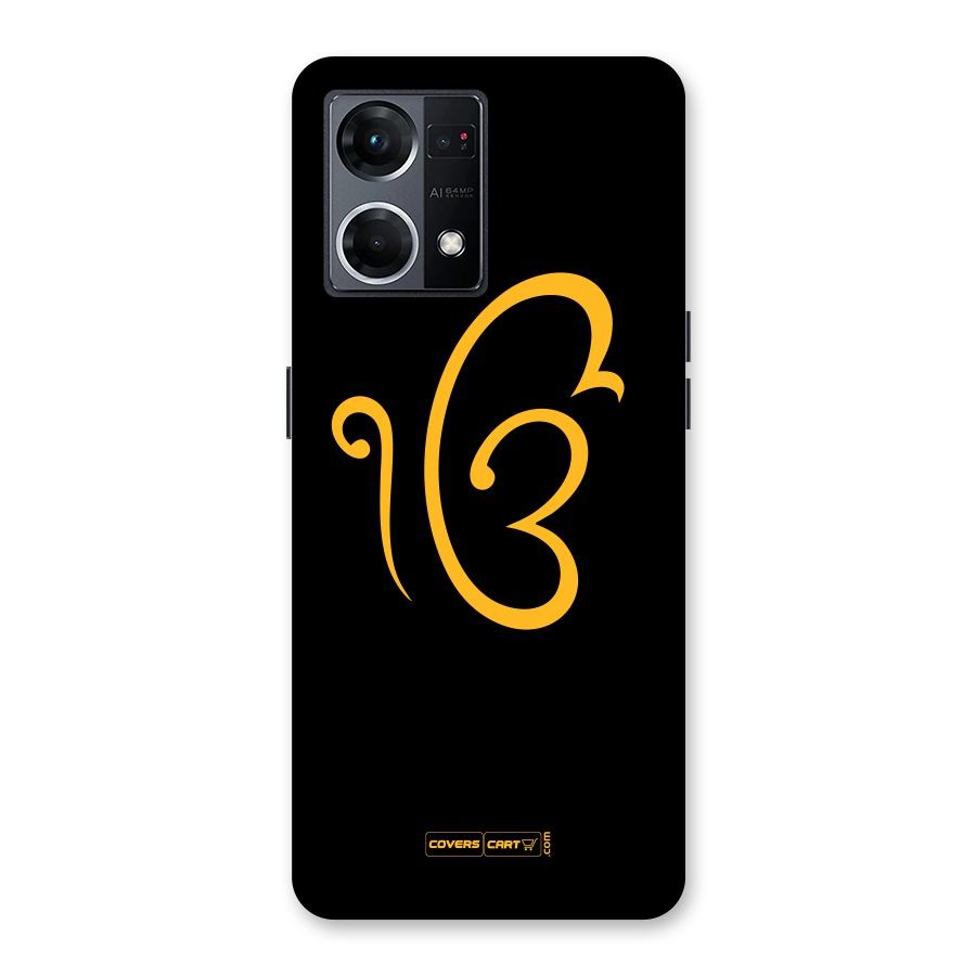 Ik Onkar Glass Back Case for Oppo F21 Pro 5G