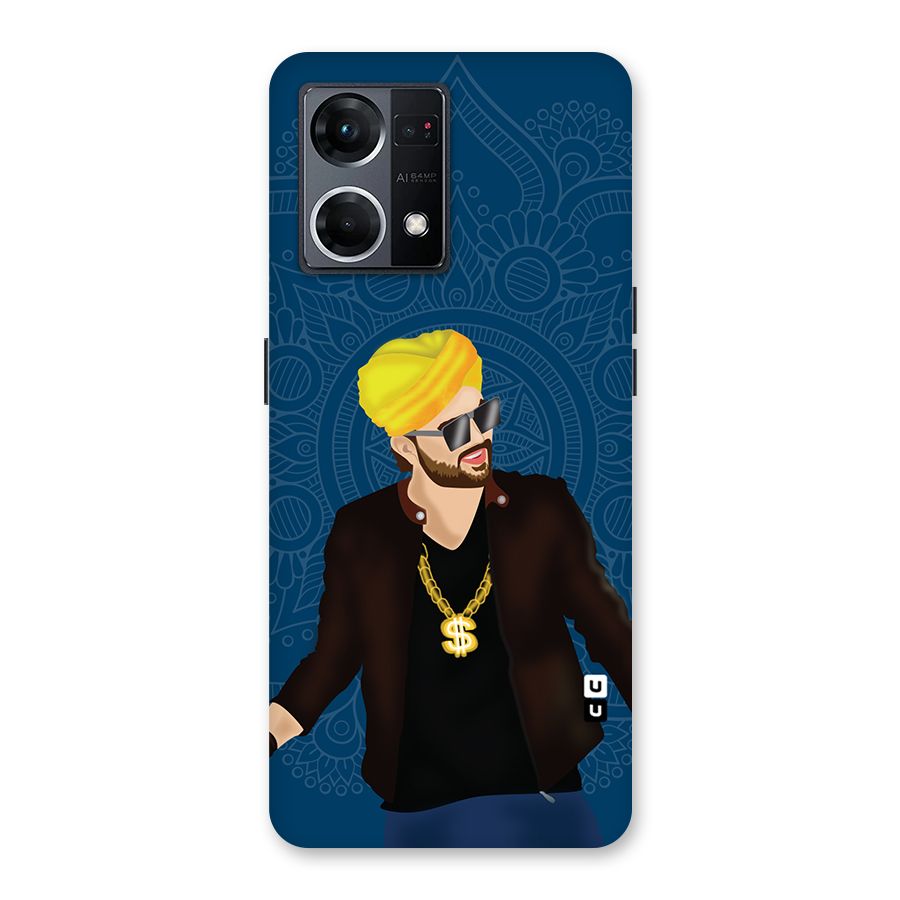 Indie Pop Illustration Glass Back Case for Oppo F21 Pro 5G