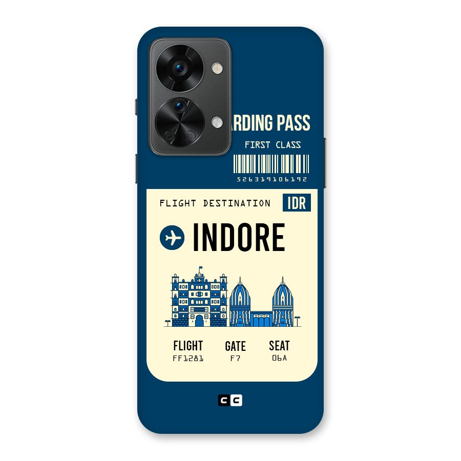 Indore Boarding Pass Back Case for OnePlus Nord 2T