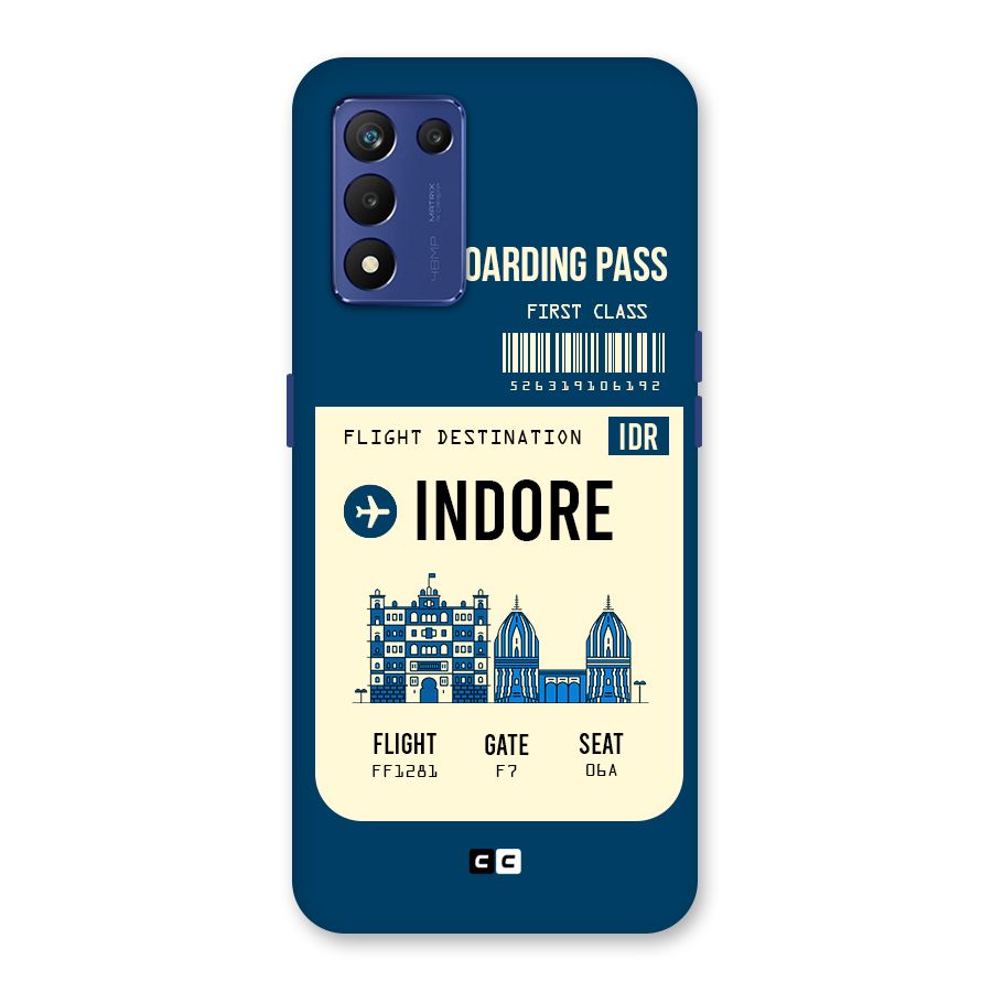 Indore Boarding Pass Back Case for Realme 9 5G Speed