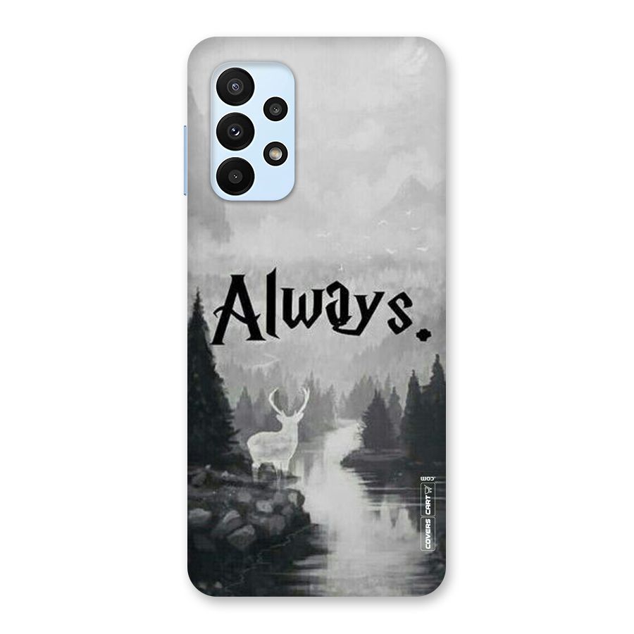 Invisible Deer Back Case for Galaxy A23