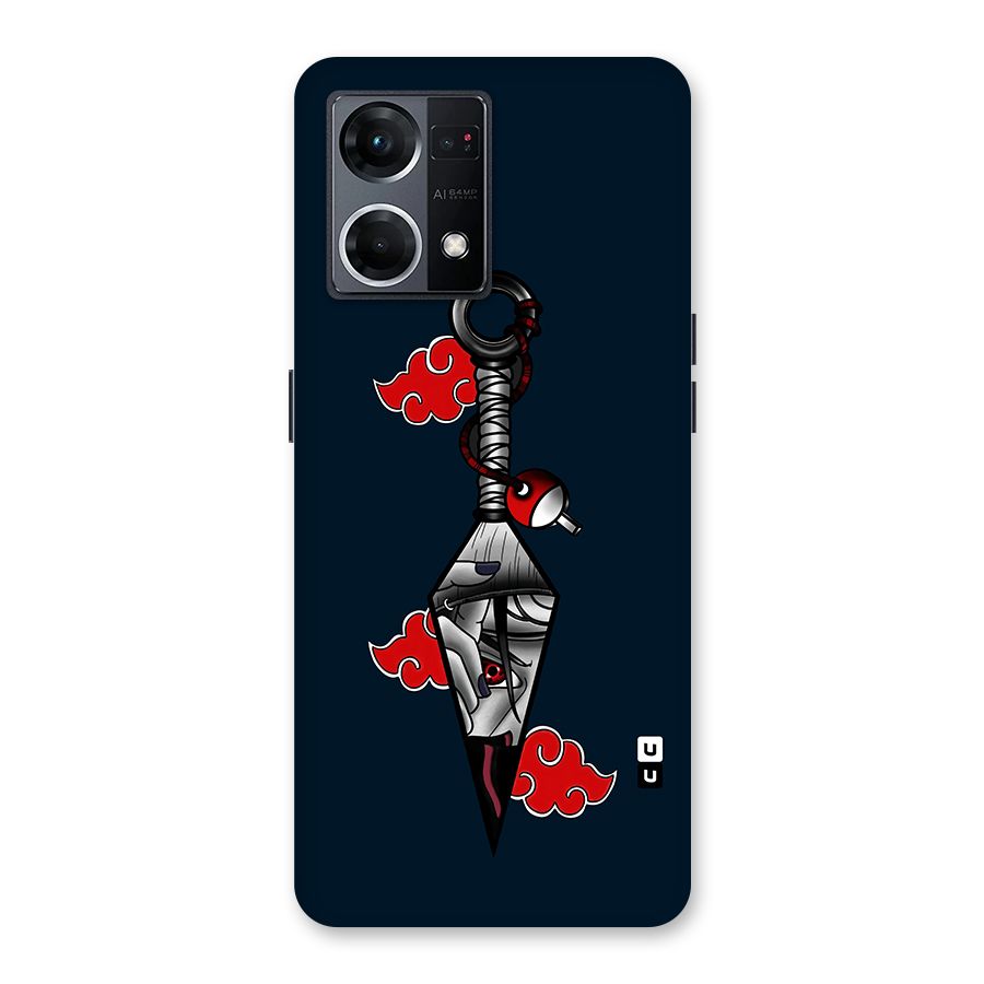 Itachi Kunai Naruto Glass Back Case for Oppo F21 Pro 5G