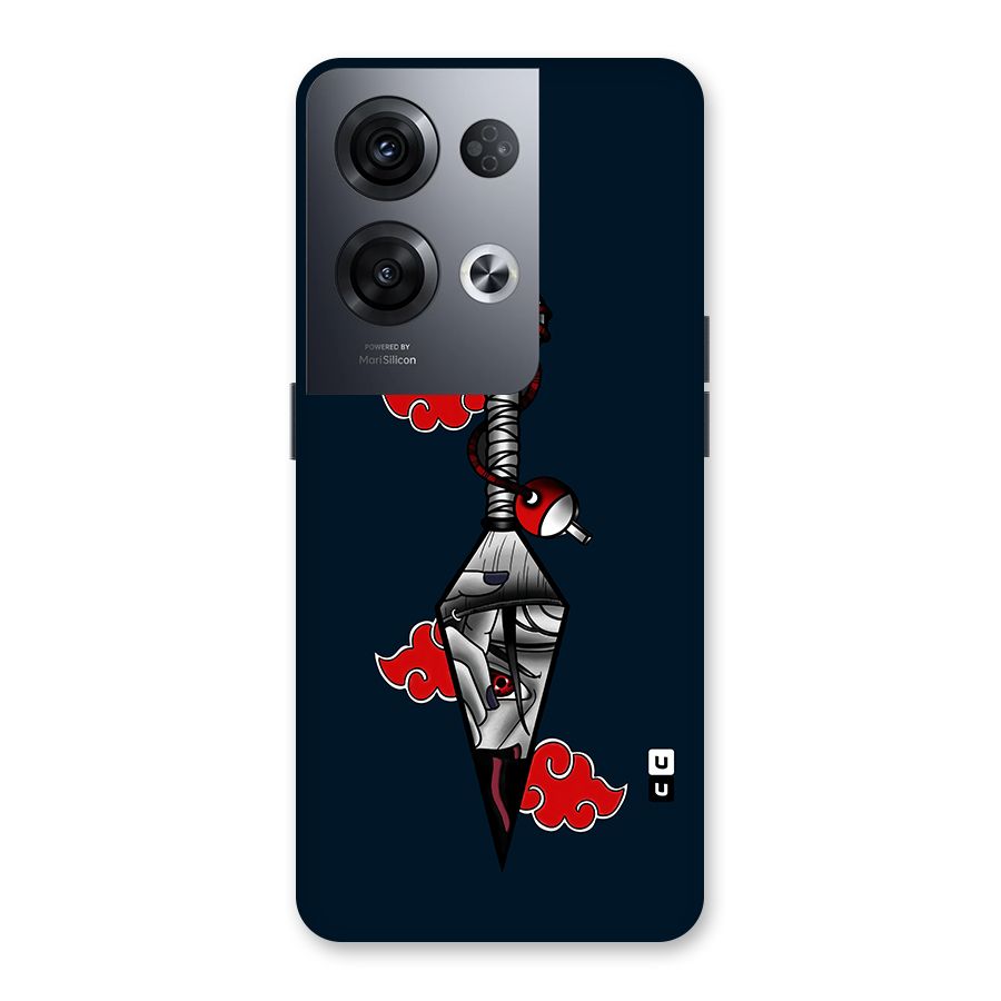 Itachi Kunai Naruto Back Case for Oppo Reno8 Pro 5G