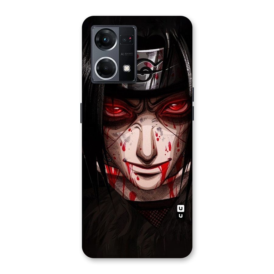 Itachi Uchiha Red Eyes Glass Back Case for Oppo F21 Pro 5G