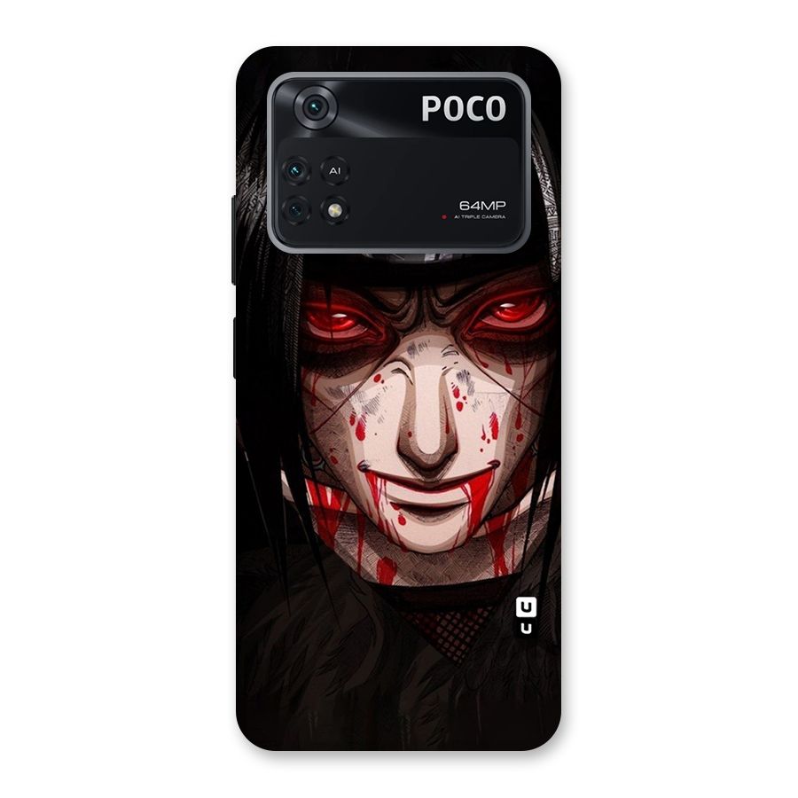 Itachi Uchiha Red Eyes Back Case for Poco M4 Pro 4G