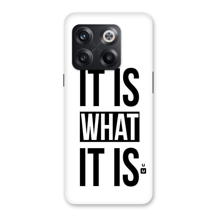 Itis What Itis Back Case for OnePlus 10T
