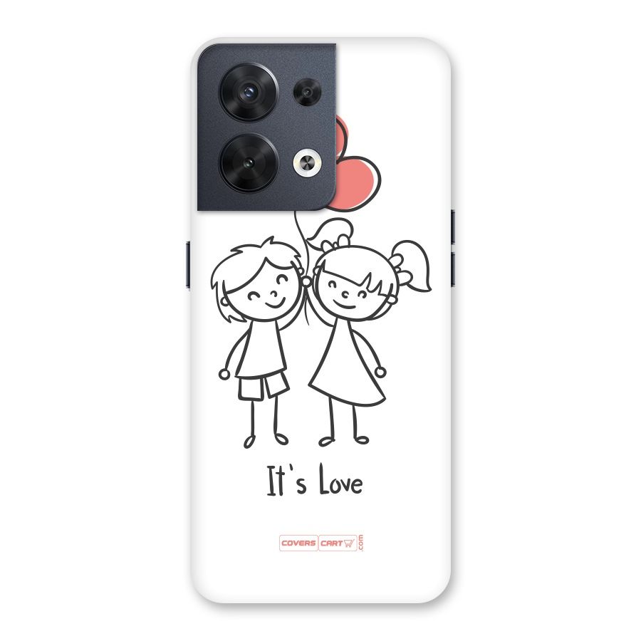 Its Love Back Case for Oppo Reno8 5G