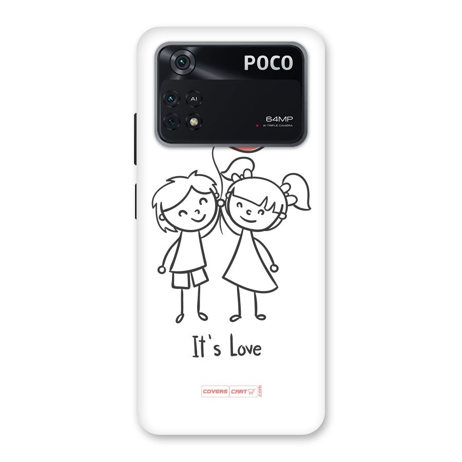Its Love Back Case for Poco M4 Pro 4G