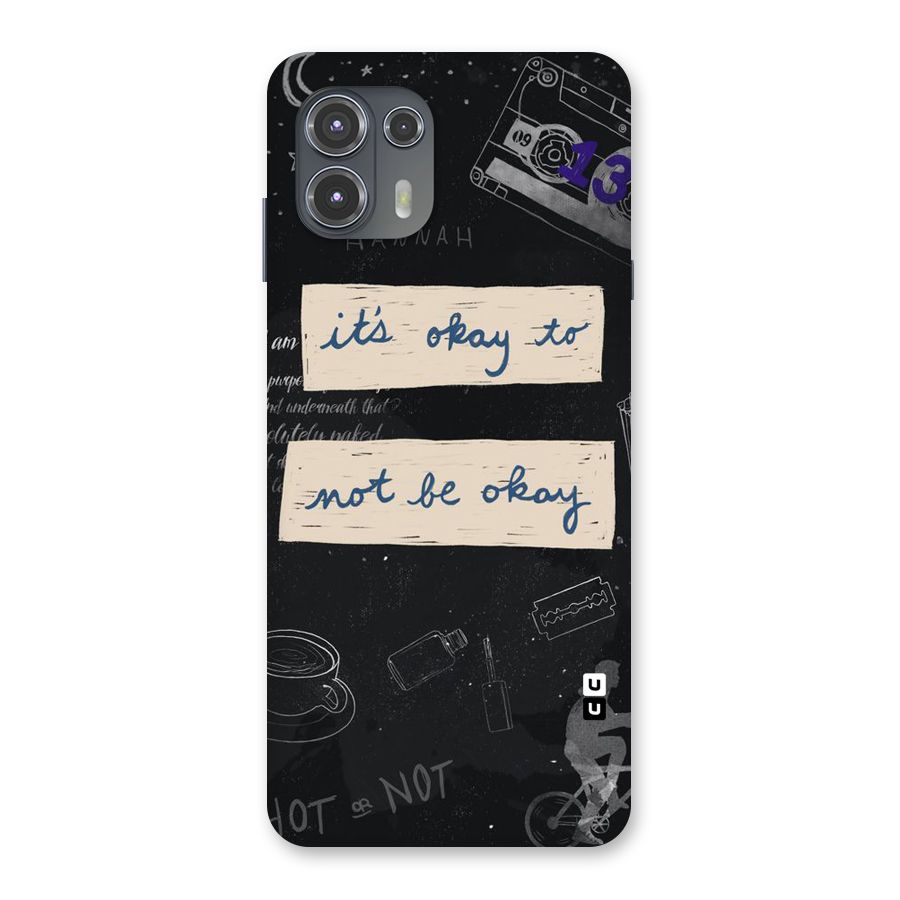 Its Okay Back Case for Motorola Edge 20 Fusion