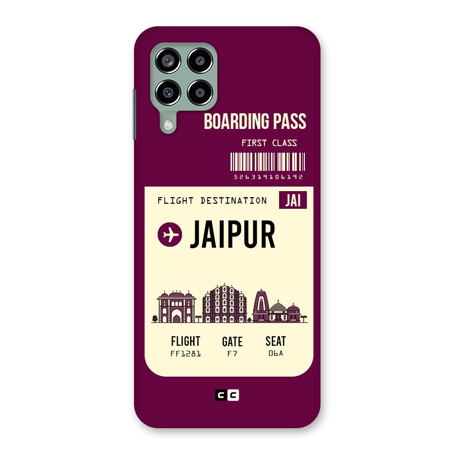 Jaipur Boarding Pass Back Case for Galaxy M33