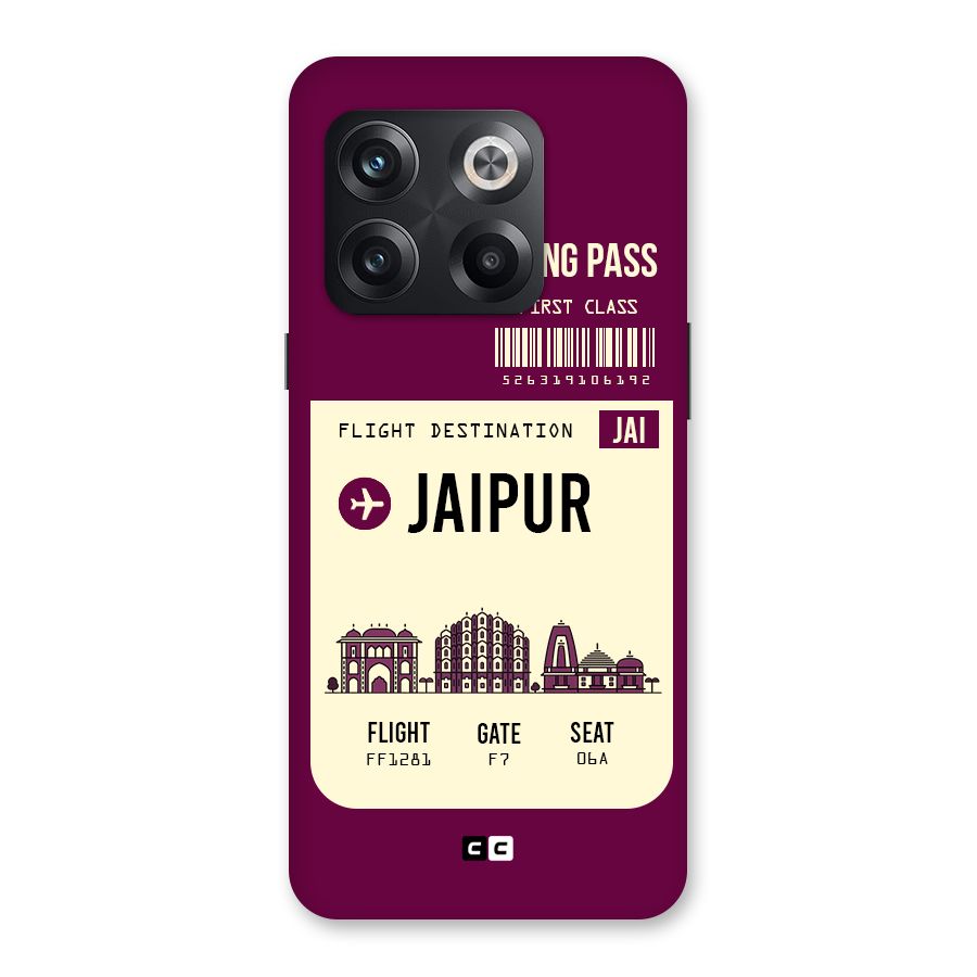Jaipur Boarding Pass Back Case for OnePlus 10T