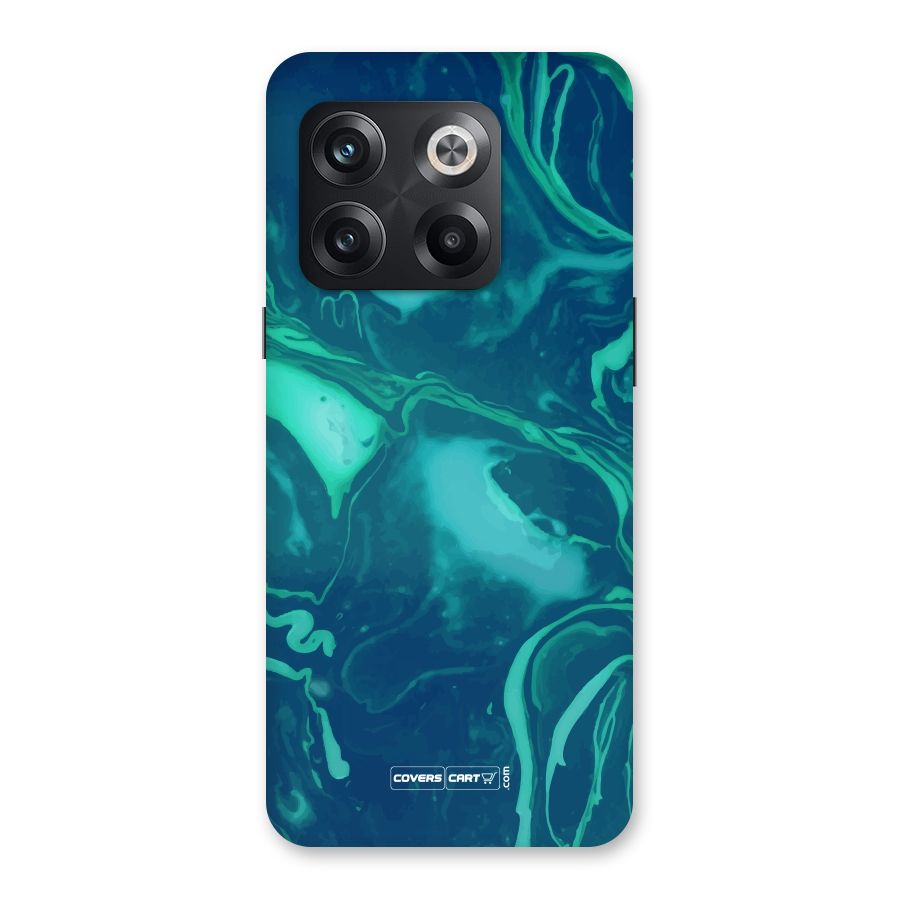 Jazzy Green Marble Texture Back Case for OnePlus 10T