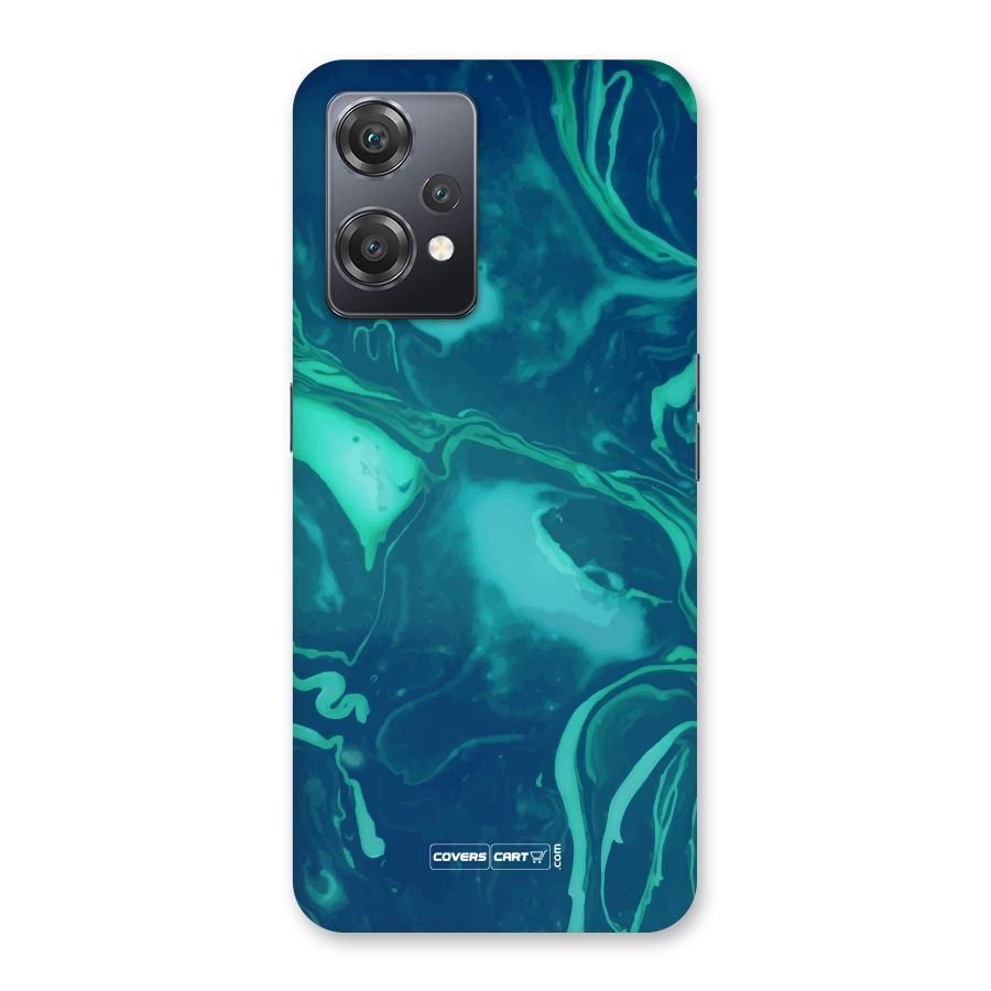 Jazzy Green Marble Texture Back Case for OnePlus Nord CE 2 Lite 5G