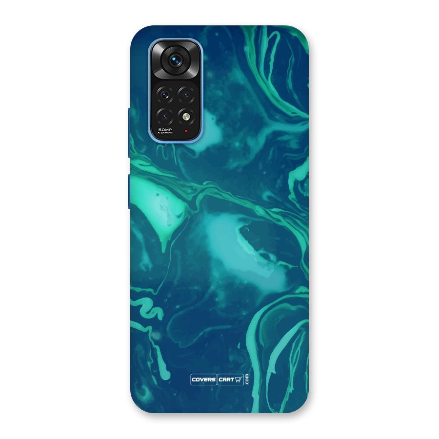 Jazzy Green Marble Texture Back Case for Redmi Note 11S