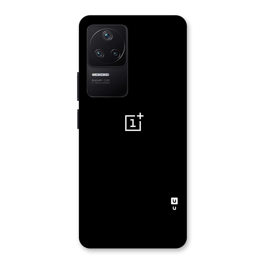Jet Black OnePlus Special Back Case for Poco F4 5G