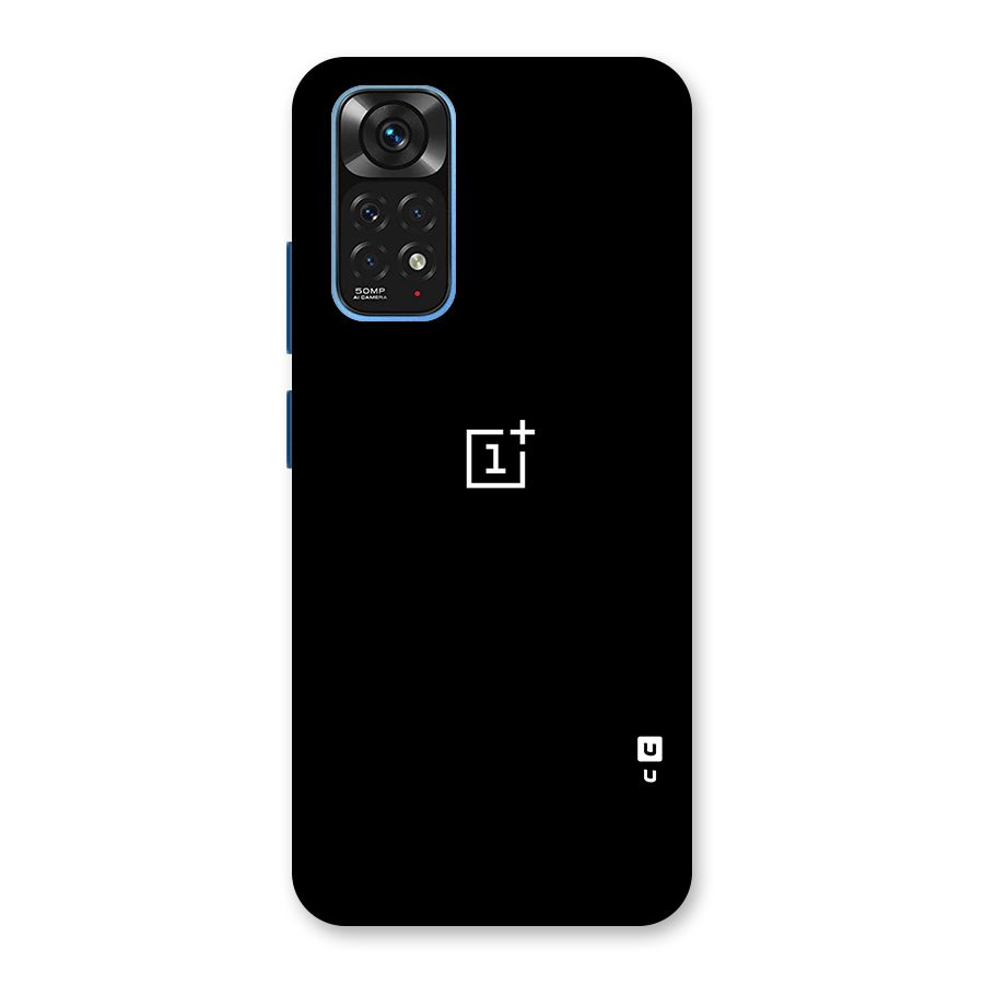 Jet Black OnePlus Special Back Case for Redmi Note 11S