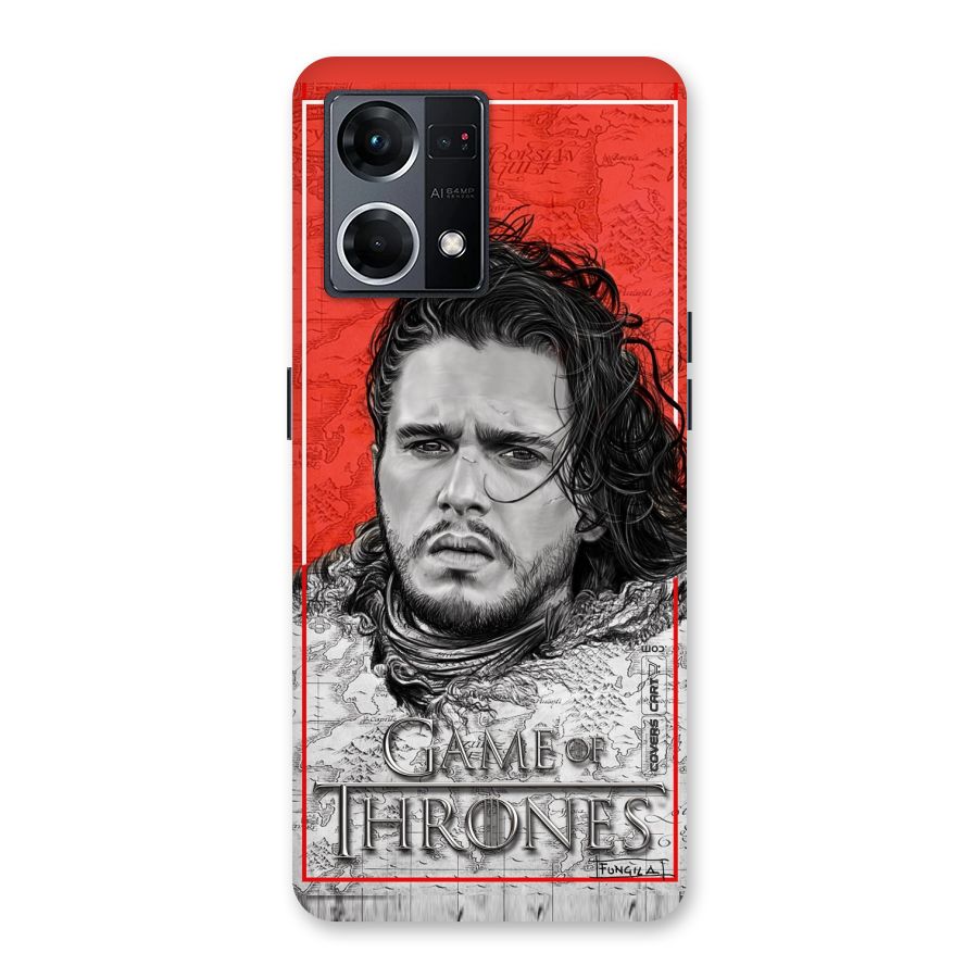 Jon Snow Nights Watch Glass Back Case for Oppo F21 Pro 5G
