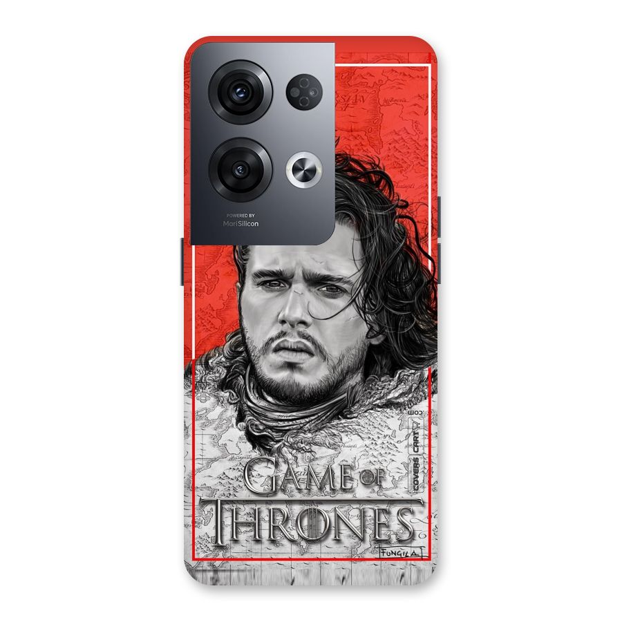 Jon Snow Nights Watch Back Case for Oppo Reno8 Pro 5G