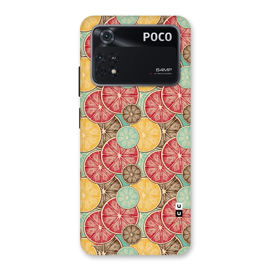 Juicy Pattern Back Case for Poco M4 Pro 4G