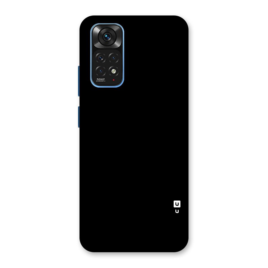 Just Black Back Case for Redmi Note 11S