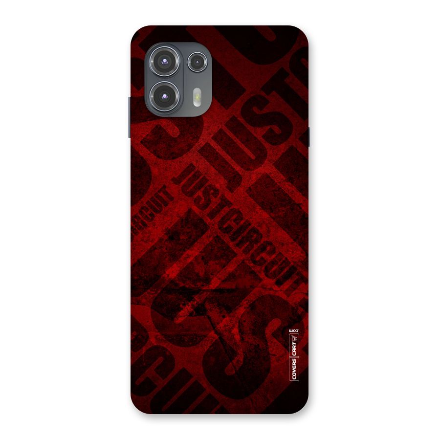 Just Circuit Back Case for Motorola Edge 20 Fusion