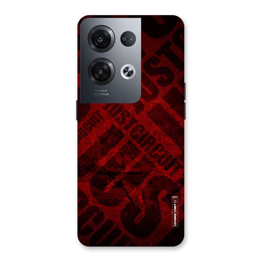 Just Circuit Back Case for Oppo Reno8 Pro 5G